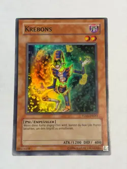 Yugioh GERMAN Krebons TU01-DE003 EN003 Super Rare Promo NM - Image 1