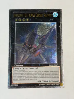 Yugioh ITALIAN Number 101 Silent Honor ARK LVAL-IT047 Ultimate Rare 1st Ed NM - Image 1