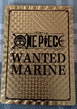 RARE SANJI One Piece Anime 24K Gold Flake Wanted Card CCG USA SELLER - Image 3