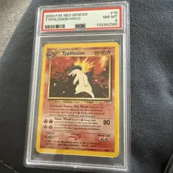 Pokemon Neo Genesis 2000 Typhlosion Holo Rare Card TCG 18/111 - Image 1