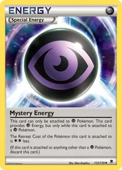 Mystery Energy 112/119 Uncommon XY - Phantom Forces Pokemon Card - Image 1