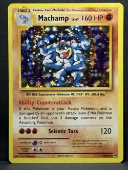 Pokemon TCG XY Evolutions Machamp Holo Rare Card 59/108 LP - Image 1