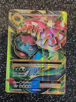 Pokemon TCG Mega-Venusaur-EX Evolutions Holo Full Art Ultra Rare Card 100/108 - Image 1