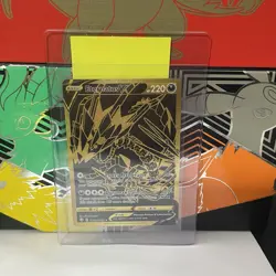 Eternatus V SV121/SV122 Shining Fates Shiny Holo Rare Gold Card Pokemon TCG NM/M - Image 1