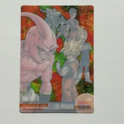 S3184 Majin Buu vs Z Warriors Vegeta Goku Dragon Ball Z Morinaga Clear Card N19 - Image 2
