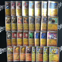 pokemon Chinese exclusive 151 poke ball holo Jolteon Pikachu lot *32cards - Image 1