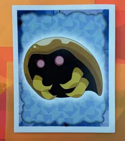 1999 Kabuto Card POKEMON STICKERS MERLIN 140 TOPPS - Image 1