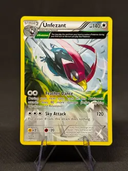 Unfezant 81/108 Reverse Holo Rare XY Roaring Skies - Pokemon Card Tcg - NM 2015 - Image 5