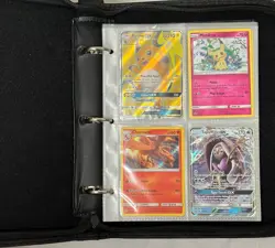 Pokemon Binder Collection Sun & Moon Cards GX/Promo/Holo Charizard/Pikachu Lot - Image 3