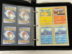 Pokemon Binder Collection Sun & Moon Cards GX/Promo/Holo Charizard/Pikachu Lot - Image 4