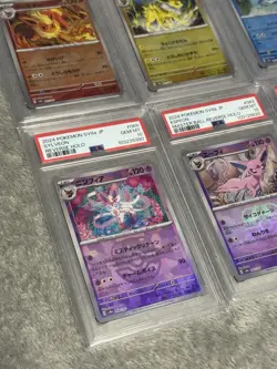 Terastal Festival PSA 10 Lot Of 6 Master Ball Pokemon Cards Eevee Vaporeon - Image 2