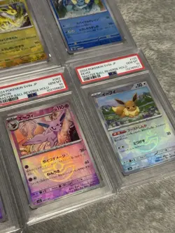 Terastal Festival PSA 10 Lot Of 6 Master Ball Pokemon Cards Eevee Vaporeon - Image 3
