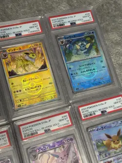 Terastal Festival PSA 10 Lot Of 6 Master Ball Pokemon Cards Eevee Vaporeon - Image 4