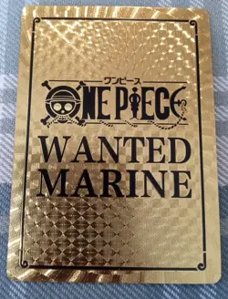 RARE TONY CHOPPER One Piece Anime 24K Gold Flake Wanted Card CCG USA SELLER - Image 3