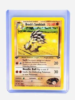 Pokemon TCG Brock's Sandslash Gym Challenge Uncommon Card 36/132 1st Edition - Image 1