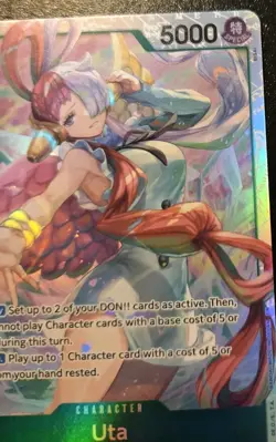 Uta OP13-023 Foil Super Rare Carrying On His Will One Piece Card Game - Image 3