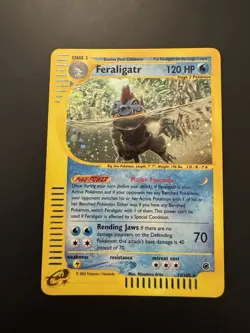 Pokemon TCG Feraligatr Expedition Base Set Holo Card 12/165 Regular Rare 2002 - Image 1