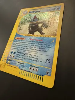 Pokemon TCG Feraligatr Expedition Base Set Holo Card 12/165 Regular Rare 2002 - Image 3