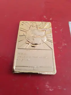 Vintage 1999 Burger King Pokemon 23K Gold Plated Togepi Trading Card Actual pic. - Image 3