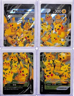 (4) Lot 2021 Pokemon SWSH Pikachu V-Union 4 Card Complete Set #SWSH139-142 (H) - Image 1