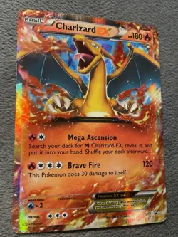 Charizard EX XY17 2014 Black Star Promo Holo Pokemon Card HP - Image 2
