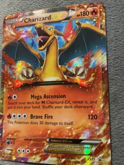 Charizard EX XY17 2014 Black Star Promo Holo Pokemon Card HP - Image 3