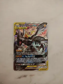 Pokemon TCG Pikachu & Zekrom GX Black Star Promo Card SM168 - Image 1