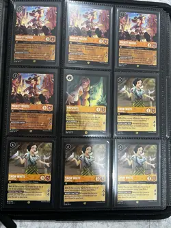 Lorcana LEGENDARY /Promo Lot Approx 250 Cards /some Foils Lp/Near mint Cond. - Image 1