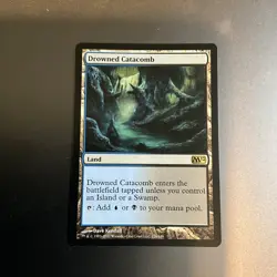 MTG- Drowned Catacomb- Core 2012 (M12)- NM- MAGIC CARDS - Image 1