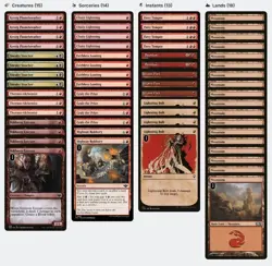 PAUPER Mono Red Burn - Pauper - 60 Card Deck Top Tier - Meta -Free Sleeves+Box - Image 1