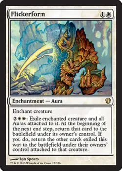 MTG - Flickerform - Commander 2013 - NM, English Magic FLAT RATE SHIP - Image 1