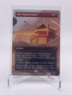 MTG Fire Nation Turret (Borderless) [Avatar: The Last Airbender: Eternal-Legal] - Image 1