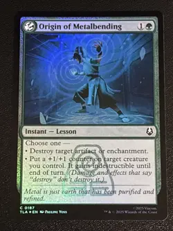 MTG Avatar: The Last Airbender Origin of Metalbending Foil 0187 NM - Image 1