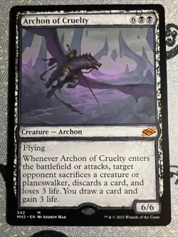 MTG - Archon of Cruelty (Showcase) Modern Horizons 2 Regular NM - Image 1