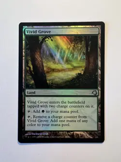 Vivid Grove - FOIL - MTG Premium Deck Series: Slivers - NM - Image 1