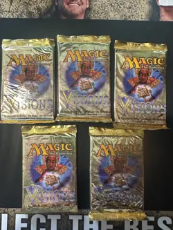 Magic: The Gathering Visions Pack Booster Packs - Image 1