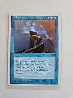 Teleport - Chronicles - LP - MTG Magic - Rare - Blue Instant - Image 1