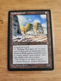 Walking Wall - Ice Age - MTG Magic - Uncommon - Artifact Creature - Image 1