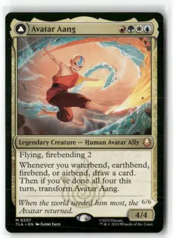 Avatar Aang Avatar The Last Airbender 207 MTG Magic NM - Image 1