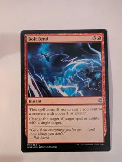 Magic The Gathering Bolt Bend War of the Spark Regular NM MTG - Image 1