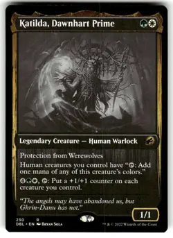 Katilda, Dawnhart Prime (Showcase) Innistrad: Midnight Hunt Foil MTG Double Feat - Image 1