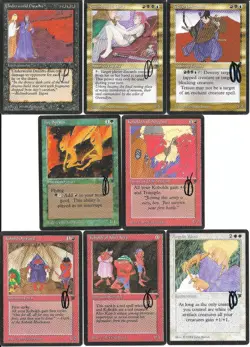COMPLETE Set of MTG M:tG LEGENDS Julie Baroh - SIGNED ARTIST PROOF S! - Image 1