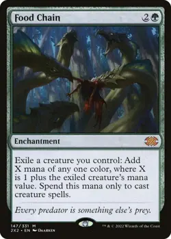 Food Chain Double Masters 2022 MTG 147/331 Regular Mythic NM - Image 1