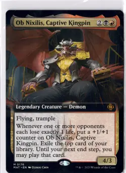 Ob Nixilis, Captive Kingpin NM/M* EXTENDED Multiverse Legends 0176 -UnltdCards - Image 1