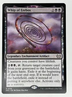 Whip of Erebos R Commander: Duskmourn: House of Horror 159 NM - Image 1