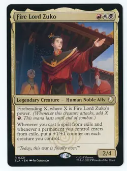 Fire Lord Zuko #0221 MTG Avatar: The Last Airbender Magic The Gathering - Image 1