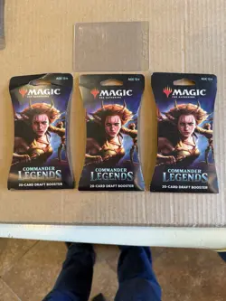Magic:The Gathering. Commander Legends Draft Booster Packs. Lot Of 3. Factory Se - Image 1
