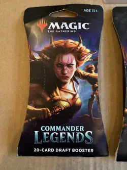 Magic:The Gathering. Commander Legends Draft Booster Packs. Lot Of 3. Factory Se - Image 2