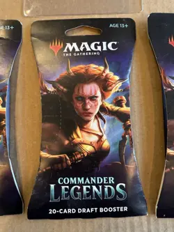 Magic:The Gathering. Commander Legends Draft Booster Packs. Lot Of 3. Factory Se - Image 3