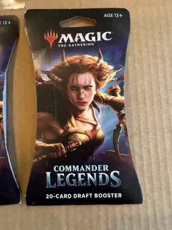 Magic:The Gathering. Commander Legends Draft Booster Packs. Lot Of 3. Factory Se - Image 4